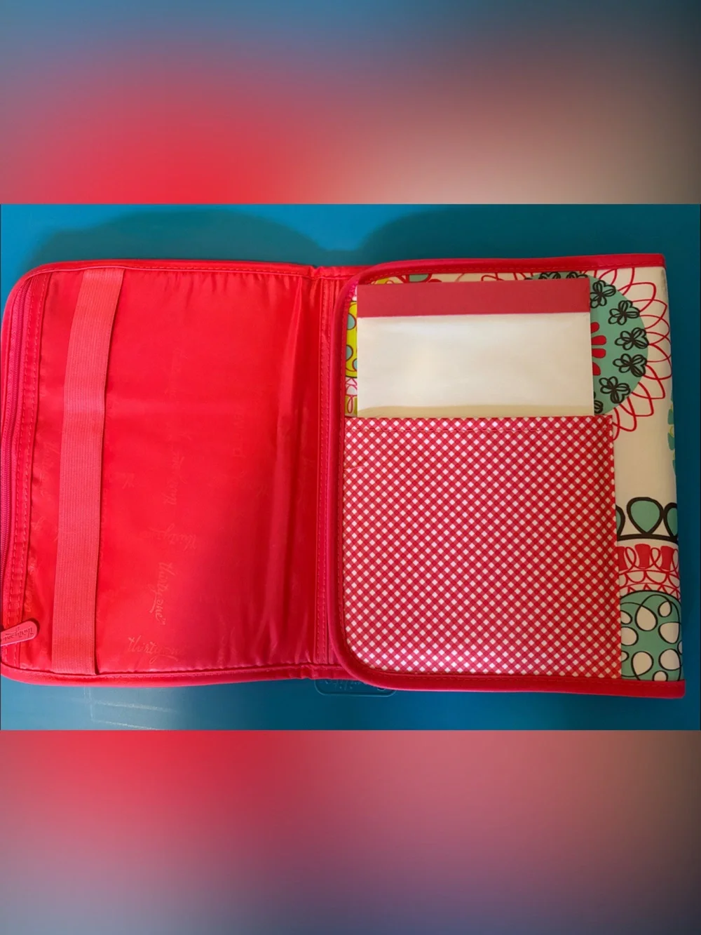Thirty-One Fold-It-Up Organizer in Citrus Medallion Print